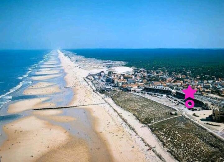L'Ocean&Dunes Vue A 180° En Bord De Plage Lacanau Luaran gambar