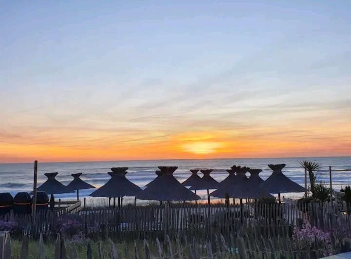 L'Ocean&Dunes Vue A 180° En Bord De Plage Lacanau Luaran gambar